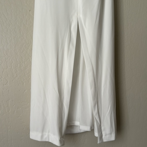 Zara White Draped Dress - Picture 9 of 11
